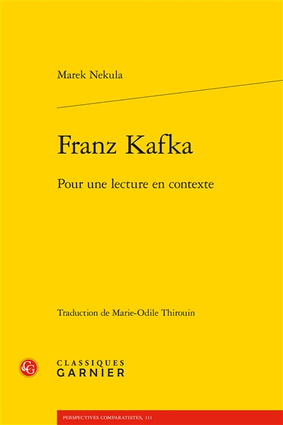 Franz Kafka : pour une lecture en contexte