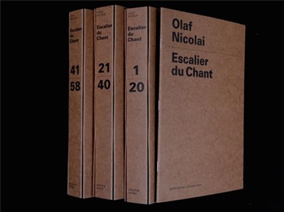 Olaf Nicolai Escalier du Chant