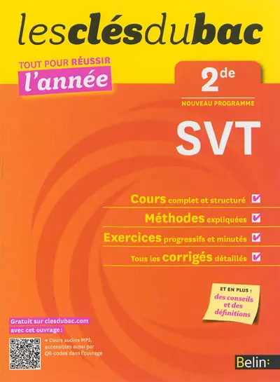 SVT 2de : nouveau programme