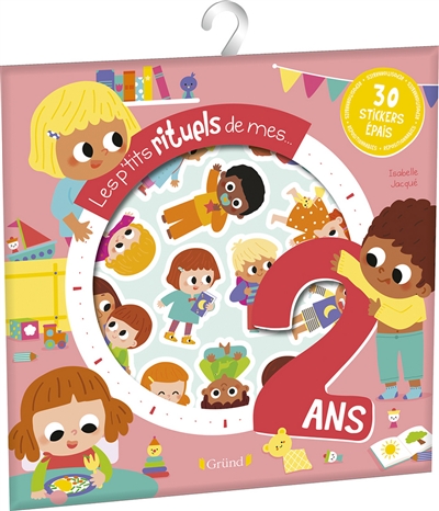 Les p'tits rituels de mes... 2 ans : 30 stickers épais repositionnables