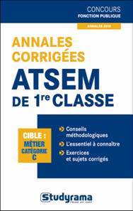Annales corrigées ATSEM : cible métier catégorie C : annales 2010