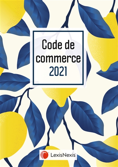 Code de commerce 2021 : jaquette lemon