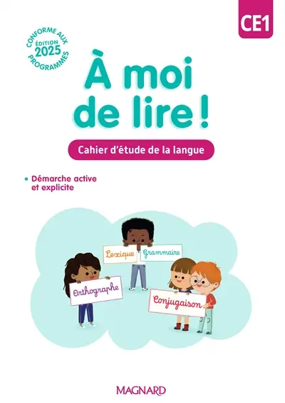 A moi de lire ! CE1 : cahier d'étude de la langue : cahier d'activités