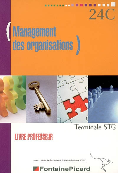 Management des organisations, terminale STG : livre professeur