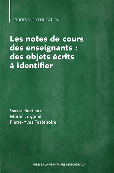 Les notes de cours des...