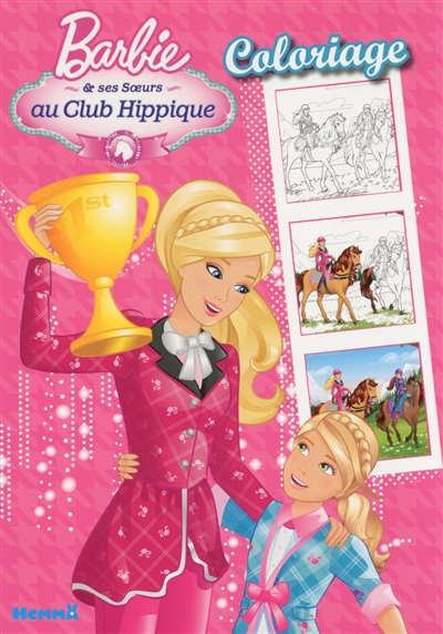 Barbie & ses soeurs au club hippique : coloriage