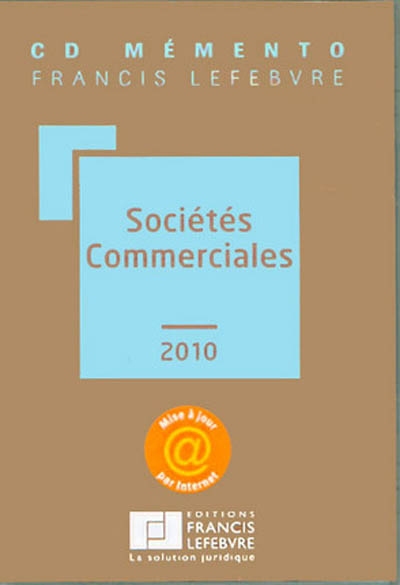 CD mémento sociétés commerciales 2010