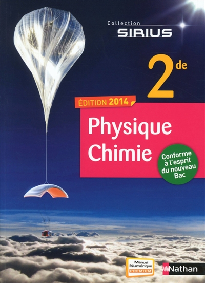 Physique chimie 2de : grand format