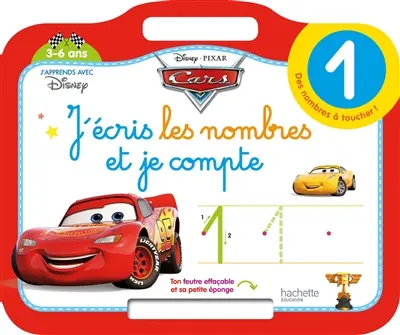Cars : j'écris les nombres et je compte : 3-6 ans
