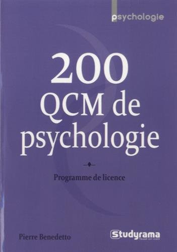 200 QCM de psychologie