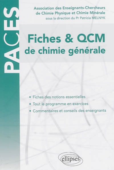 Fiches & QCM de chimie générale