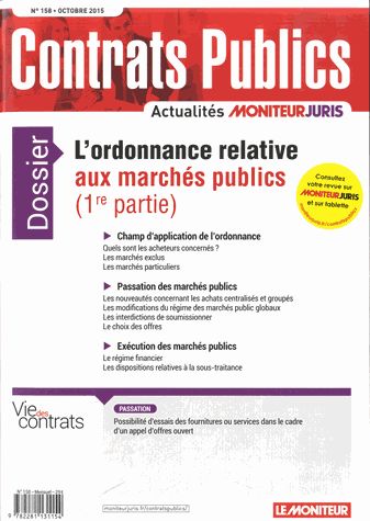 Contrats publics,...