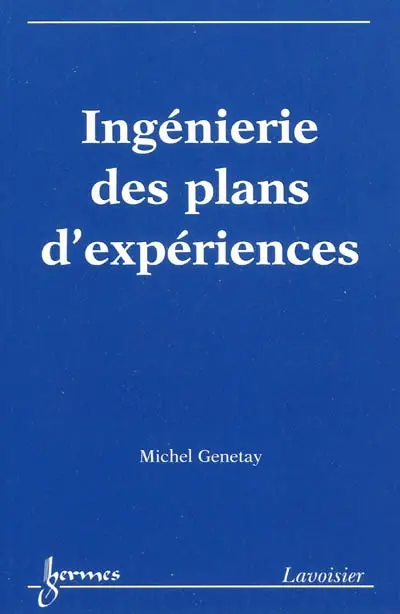 Ingénierie des plans d'expériences