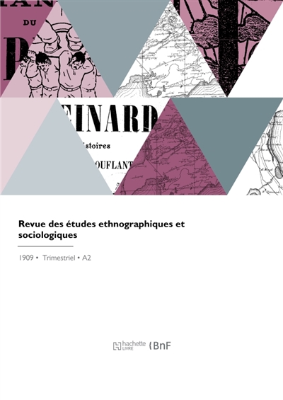 Revue des études ethnographiques et sociologiques