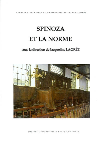 Spinoza et la norme