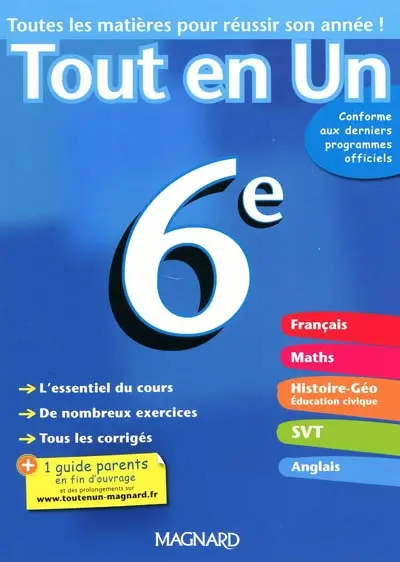 Tout en un 6e