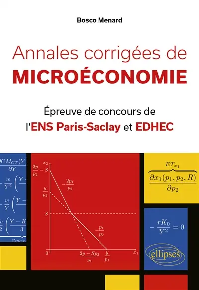 Annales corrigées de microéconomie : épreuve de concours de l'ENS Paris-Saclay et EDHEC