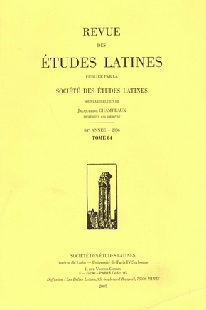 Revue des études latines,...