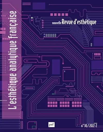 Nouvelle revue d'esthétique, n° 30. L'esthétique analytique française