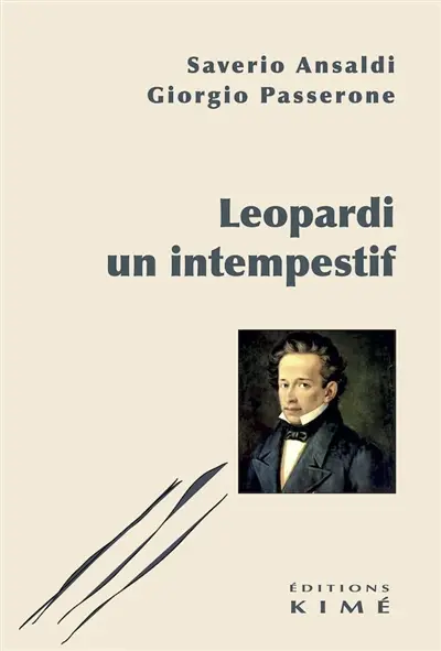 Leopardi, un intempestif