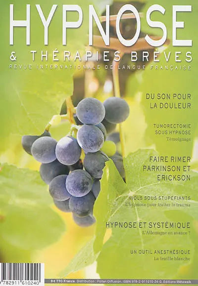Hypnose & thérapies brèves, n° 35