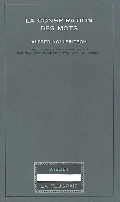 La conspiration des mots