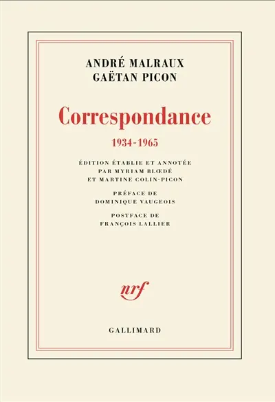 Correspondance : 1934-1965