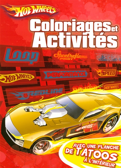 Hot Wheels : coloriages et activités