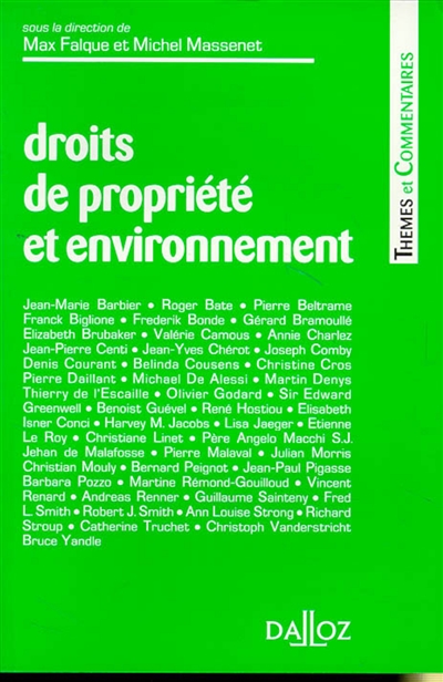 Droits de propriété et environnement