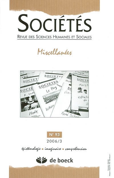 Sociétés, n° 93