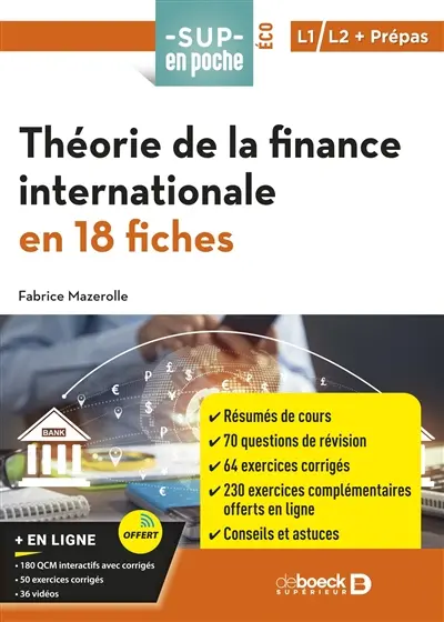 Théorie de la finance internationale en 18 fiches : L1, L2 + prépas
