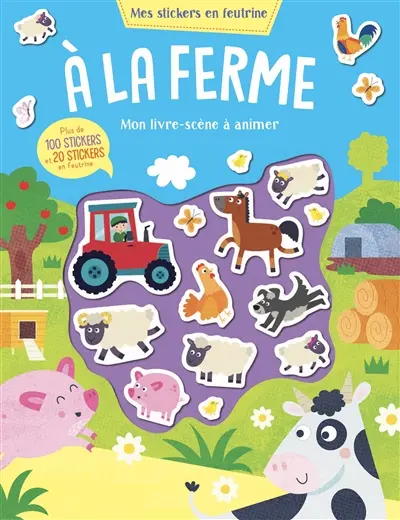 A la ferme : mon livre-scène à animer