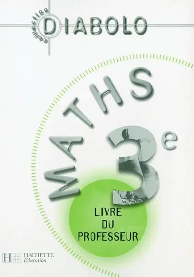 Maths 3e : livre du professeur