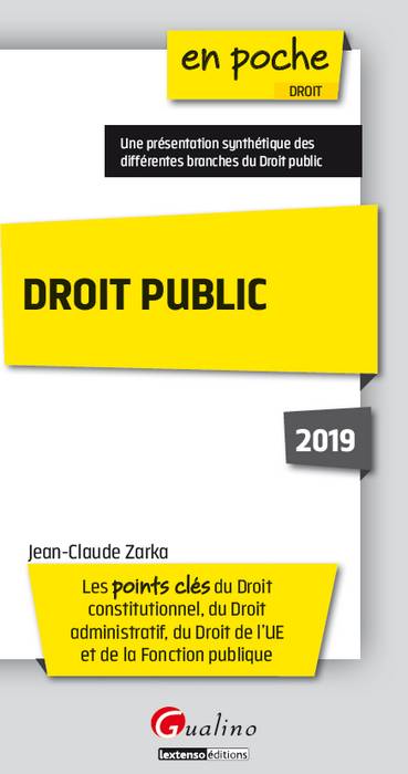Droit public 2019 : les...
