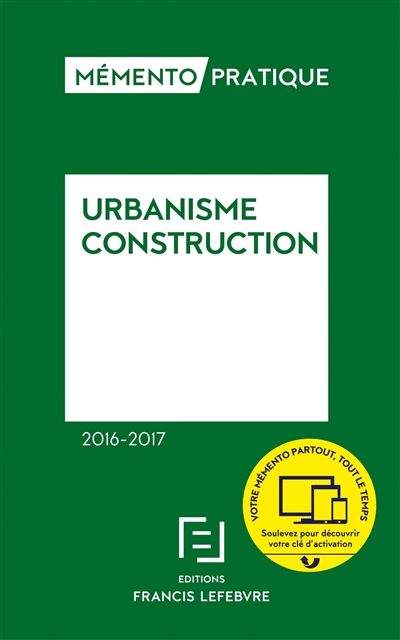 Urbanisme, construction 2016