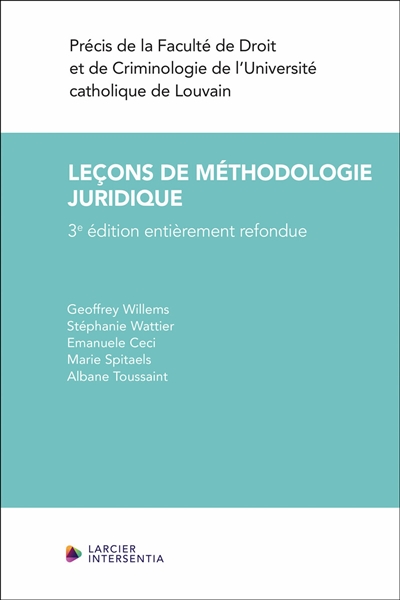 Leçons de méthodologie juridique