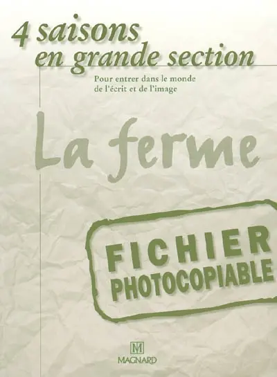 La ferme : fichier photocopiable