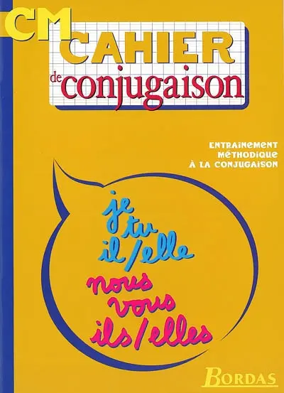 Cahier de conjugaison CM