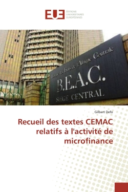 Recueil des textes CEMAC...