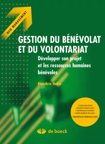 Gestion du bénévolat et du volontariat : développer son projet et les ressources humaines bénévoles