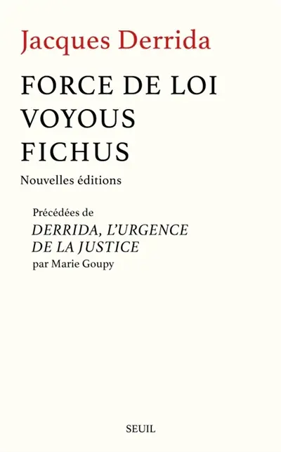 Force de loi : voyous et fichus