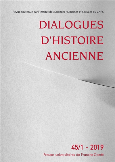 Dialogues d'histoire ancienne, n° 45-1