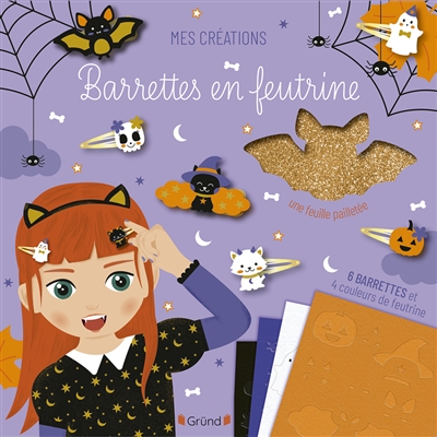 Barrettes en feutrine :...