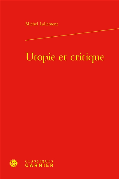 Utopie et critique