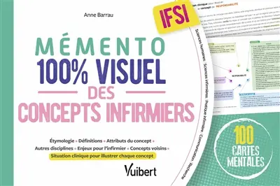 Mémento 100 % visuel des concepts infirmiers, IFSI : 100 cartes mentales