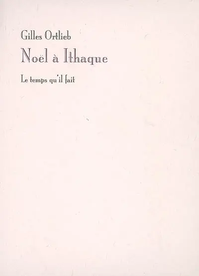 Noël à Ithaque