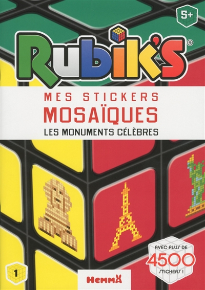 Rubik's : mes stickers mosaïques : les monuments célèbres