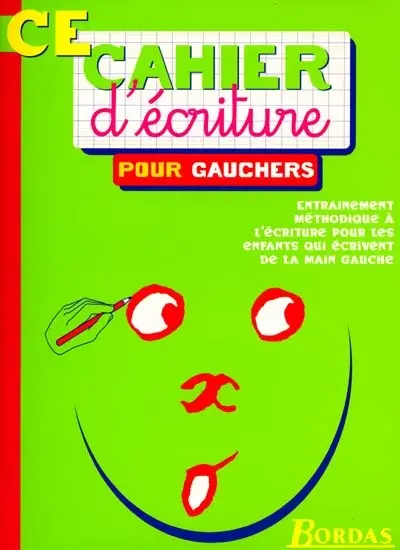 Cahier d'écriture CE pour gauchers