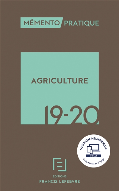 Agriculture 2019-2020