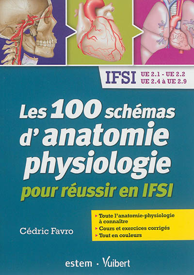 Les 100 schémas d'anatomie-physiologie pour réussir en IFSI : IFSI UE 2.1, UE 2.2, UE 2.4 à UE 2.9